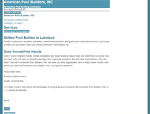 Tablet Screenshot of lakelandpoolcontractor.com